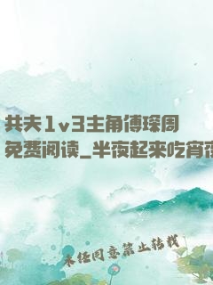 共夫1v3主角傅琛周免费阅读
