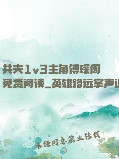 共夫1v3主角傅琛周免费阅读