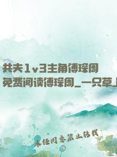 共夫1v3主角傅琛周免费阅读傅琛周