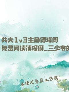 共夫1v3主角傅琛周免费阅读傅琛周