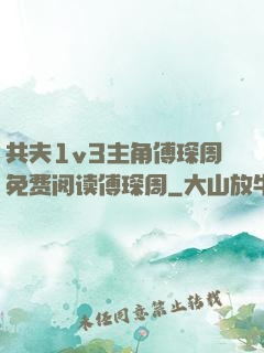 共夫1v3主角傅琛周免费阅读傅琛周