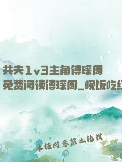 共夫1v3主角傅琛周免费阅读傅琛周