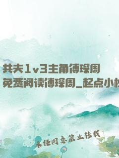 共夫1v3主角傅琛周免费阅读傅琛周