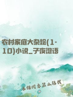 农村家庭大杂烩(1-10)小说