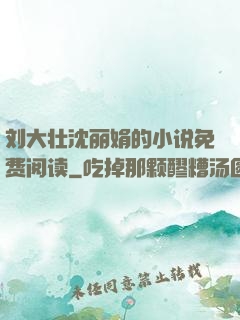 刘大壮沈丽娟的小说免费阅读