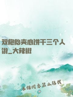 双胞胎夹心饼干三个人做
