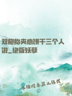 双胞胎夹心饼干三个人做