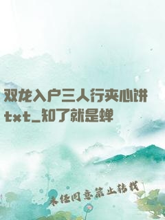 双龙入户三人行夹心饼txt
