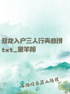 双龙入户三人行夹心饼txt