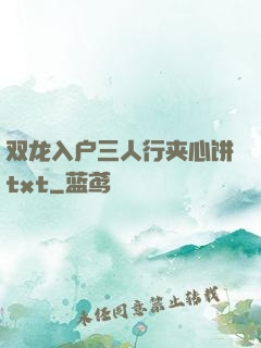 双龙入户三人行夹心饼txt