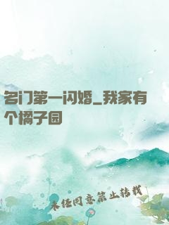 名门第一闪婚