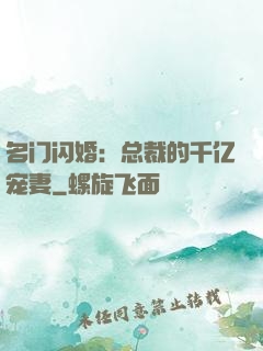 名门闪婚：总裁的千亿宠妻