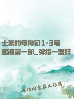土豪的母狗们1-3笔趣阁第一部