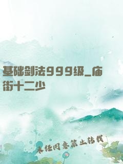 基础剑法999级