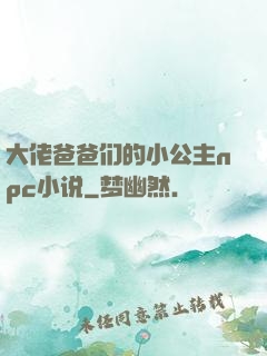 大佬爸爸们的小公主npc小说