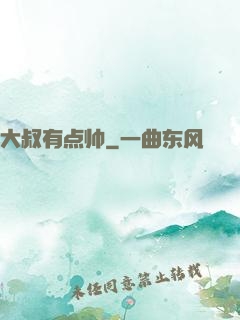 大叔有点帅