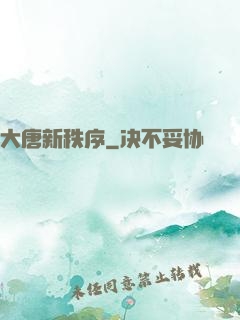 大唐新秩序