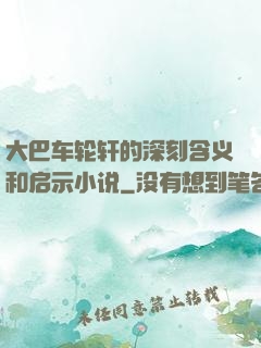 大巴车轮轩的深刻含义和启示小说