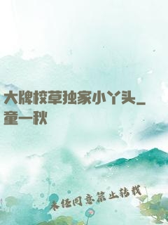 大牌校草独家小丫头