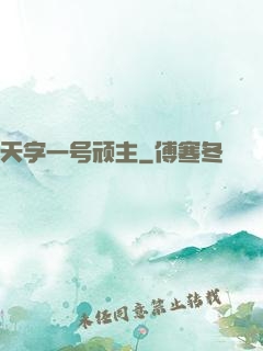 天字一号顽主