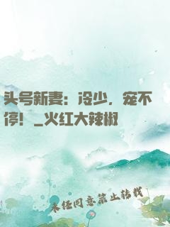 头号新妻：冷少，宠不停！