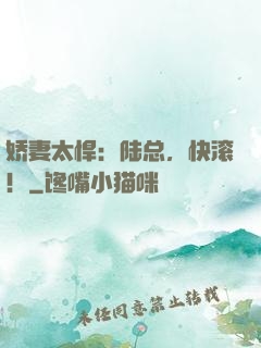 娇妻太悍：陆总，快滚！
