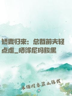 娇妻归来：总裁前夫轻点虐