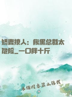 娇妻撩人：腹黑总裁太危险