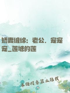 娇妻缠绵：老公，宠宠宠
