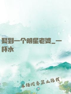 娶到一个明星老婆