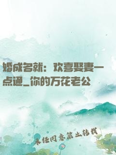 婚成名就：欢喜娶妻一点通