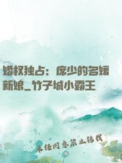 婚权独占：席少的名媛新娘