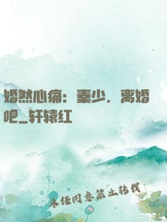 婚然心痛：秦少，离婚吧
