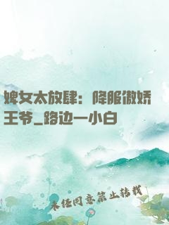 婢女太放肆：降服傲娇王爷