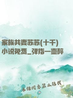 家族共妻苏苏(十千)小说免费