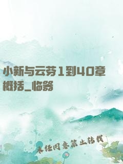小新与云芬1到40章概括