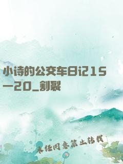 小诗的公交车日记15一20