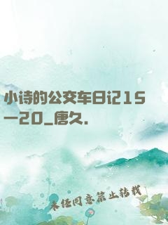 小诗的公交车日记15一20
