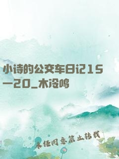 小诗的公交车日记15一20