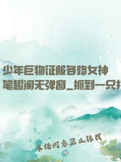 少年巨物征服各路女神笔趣阁无弹窗