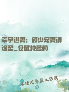 幸孕逃妻：顾少宠妻请温柔