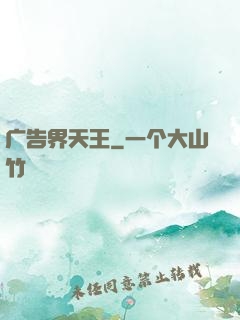 广告界天王