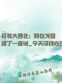 开发大西北：我在戈壁建了一座城