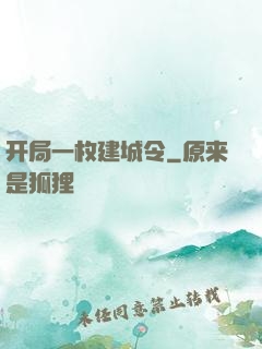 开局一枚建城令