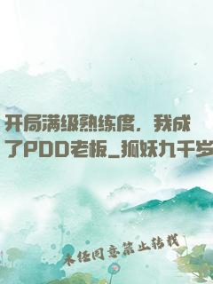 开局满级熟练度，我成了PDD老板
