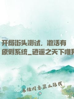 开局街头测试，激活有原则系统