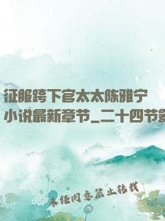 征服跨下官太太陈雅宁小说最新章节