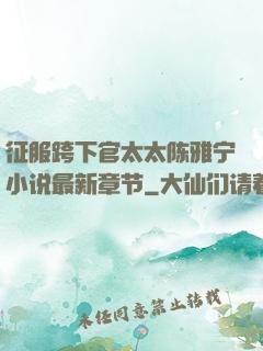 征服跨下官太太陈雅宁小说最新章节