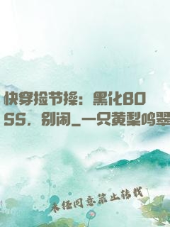 快穿捡节操：黑化BOSS，别闹