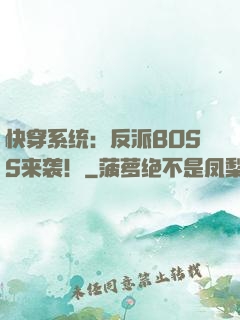 快穿系统：反派BOSS来袭！